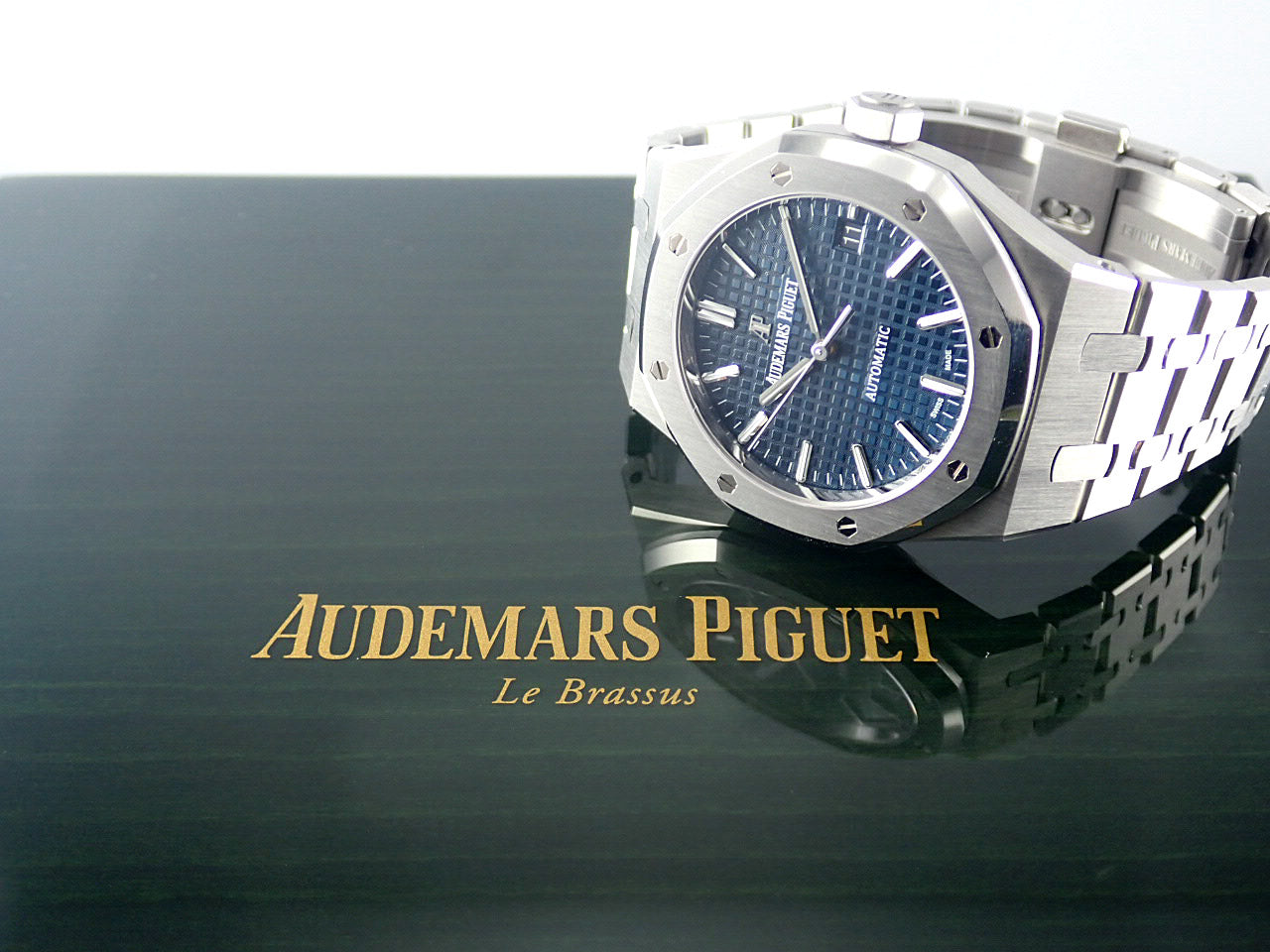 Audemars Piguet Royal Oak Blue Dial SS &lt;Warranty, Box, etc.&gt;