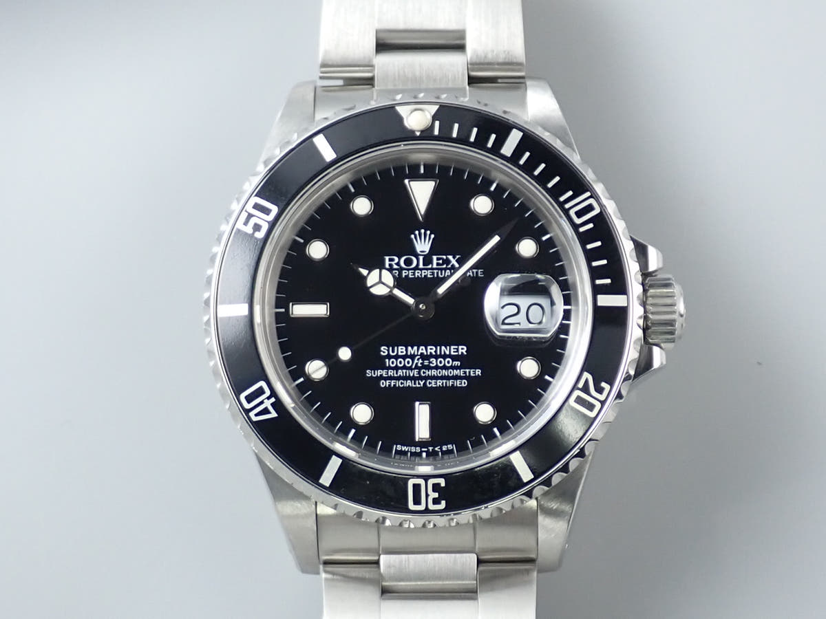 ロレックス サブマリーナー デイト Ref.168000 ブラック文字盤 中古 ZU8KA883