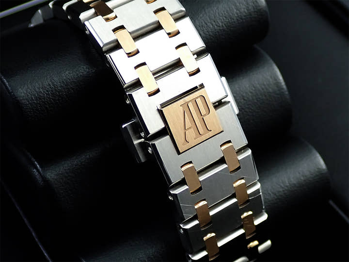 オーデマピゲ ロイヤルオーク Ref.15450SR.OO.1256SR.01 ステンレススチール/ピンクゴールド シルバー文字盤