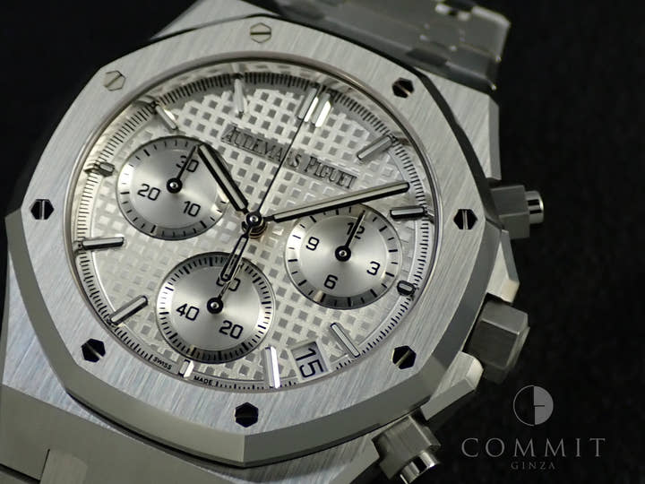 オーデマピゲ ロイヤルオーク クロノグラフ 50周年記念 Ref.26240ST.OO.1320ST.03 ステンレススチール シルバー文字盤