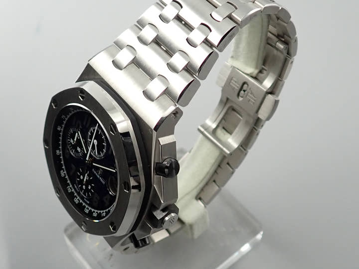 オーデマピゲ ロイヤルオーク オフショア クロノグラフ Ref.26470PT.OO.1000PT.02 プラチナ スモークブルー文字盤