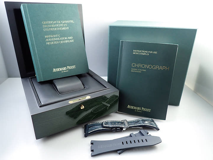 オーデマピゲ ロイヤルオーク オフショア クロノグラフ Ref.26470ST.OO.A027CA.01 ステンレススチール ブルー文字盤