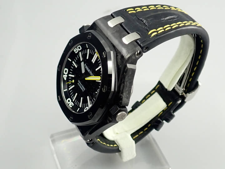 Audemars Piguet Royal Oak Offshore Diver Ref. 15706AU.OO.A002CA.01 Carbon Black Dial