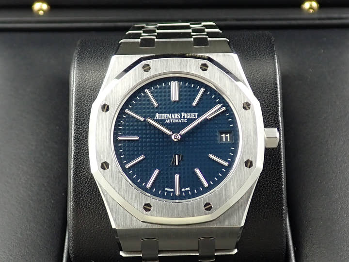 オーデマピゲ ロイヤルオーク ジャンボ エクストラ シン Ref.15202ST.OO.1240ST.01 ステンレススチール ブルー文字盤