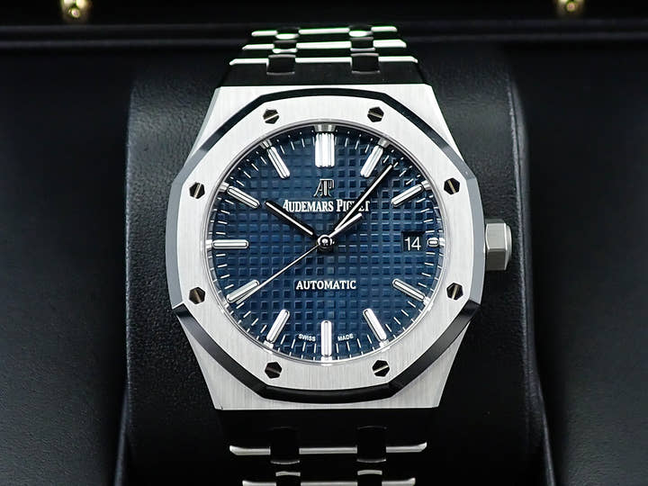 オーデマピゲ ロイヤルオーク Ref.15450ST.OO.1256ST.03 ステンレススチール ブルー文字盤