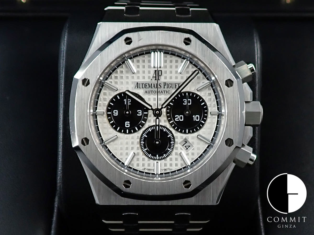 オーデマピゲ ロイヤルオーク クロノグラフ Ref.26331ST.OO.1220ST.03 シルバー文字盤 中古 6JPTY66W