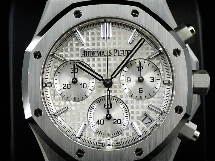 オーデマピゲ ロイヤルオーク クロノグラフ 50周年記念 Ref.26240ST.OO.1320ST.03 ステンレススチール シルバー文字盤