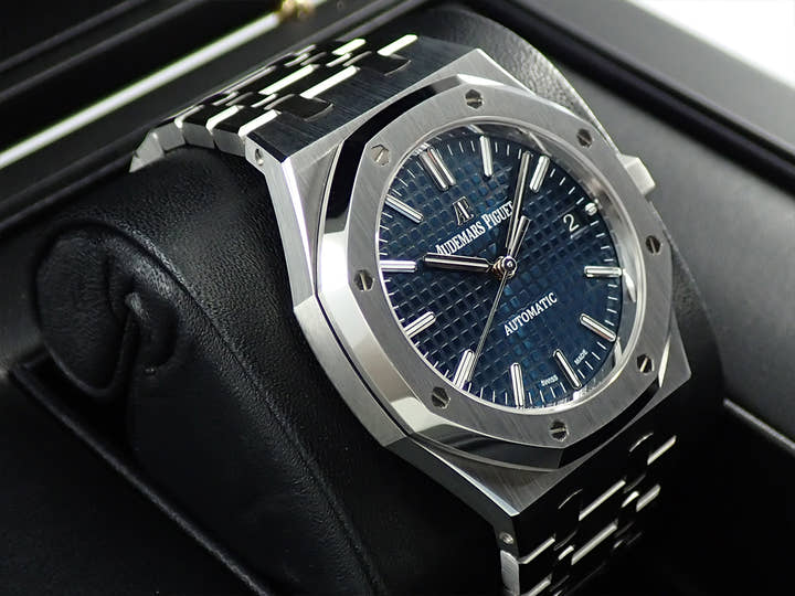 オーデマピゲ ロイヤルオーク Ref.15450ST.OO.1256ST.03 ステンレススチール ブルー文字盤