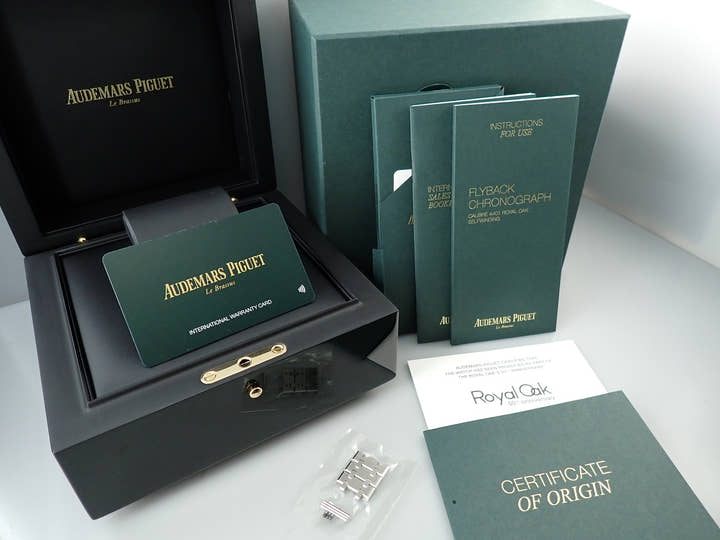 オーデマピゲ ロイヤルオーク クロノグラフ 50周年記念 Ref.26240ST.OO.1320ST.03 ステンレススチール シルバー文字盤