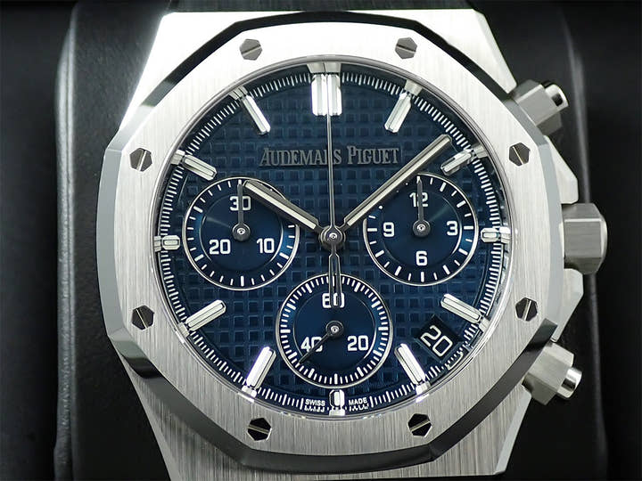 オーデマピゲ ロイヤルオーク クロノグラフ 50周年記念 Ref.26240ST.OO.1320ST.01 ステンレススチール ブルー文字盤