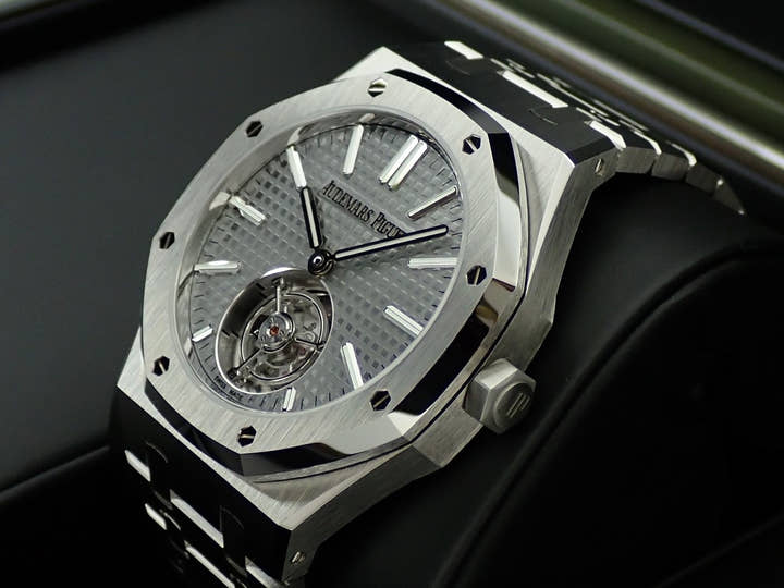 オーデマピゲ ロイヤルオーク フライング トゥールビヨン Ref.26730ST.OO.1320ST.06 ステンレススチール グレー文字盤