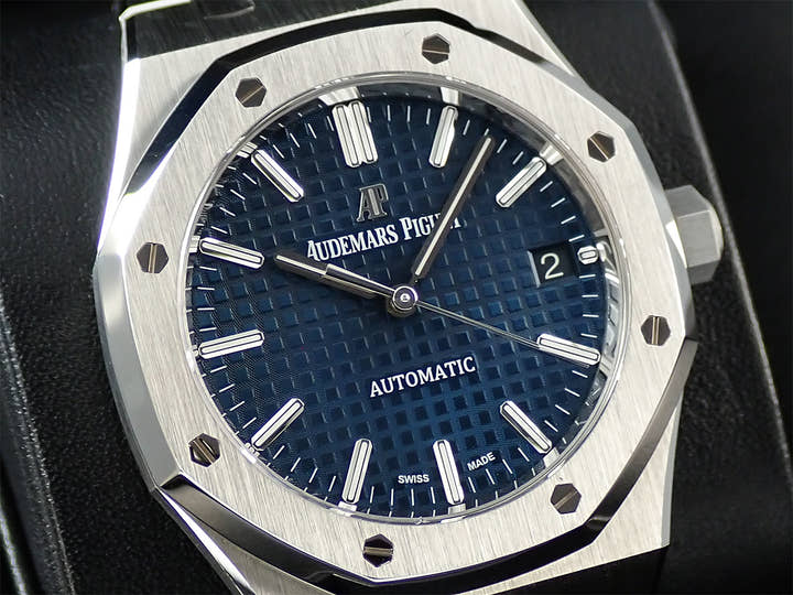 オーデマピゲ ロイヤルオーク Ref.15450ST.OO.1256ST.03 ステンレススチール ブルー文字盤