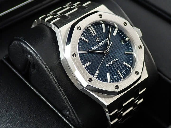 オーデマピゲ ロイヤルオーク Ref.15450ST.OO.1256ST.03 ステンレススチール ブルー文字盤