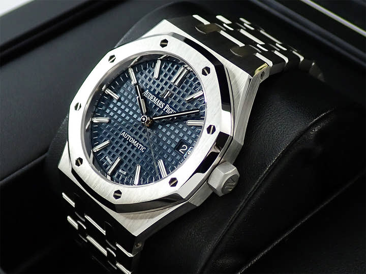 オーデマピゲ ロイヤルオーク Ref.15450ST.OO.1256ST.03 ステンレススチール ブルー文字盤