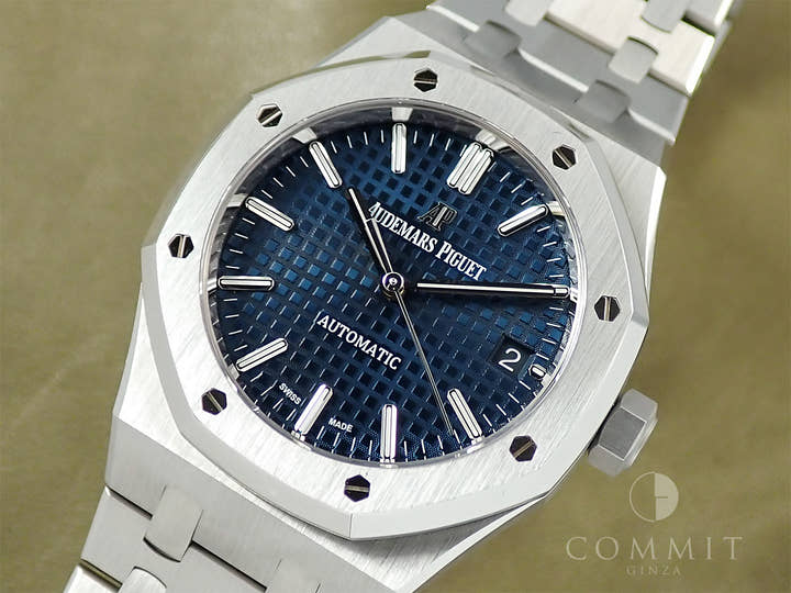 オーデマピゲ ロイヤルオーク Ref.15450ST.OO.1256ST.03 ステンレススチール ブルー文字盤