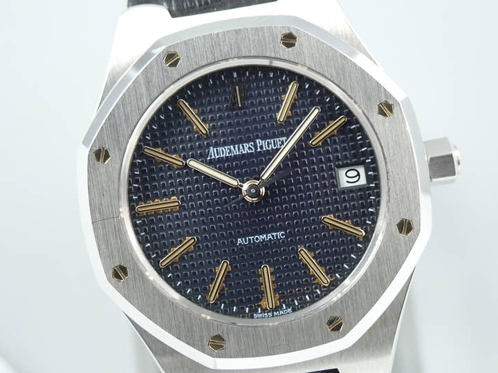 オーデマピゲ ロイヤルオーク キュイール Ref.14800ST ステンレススチール ブルー文字盤