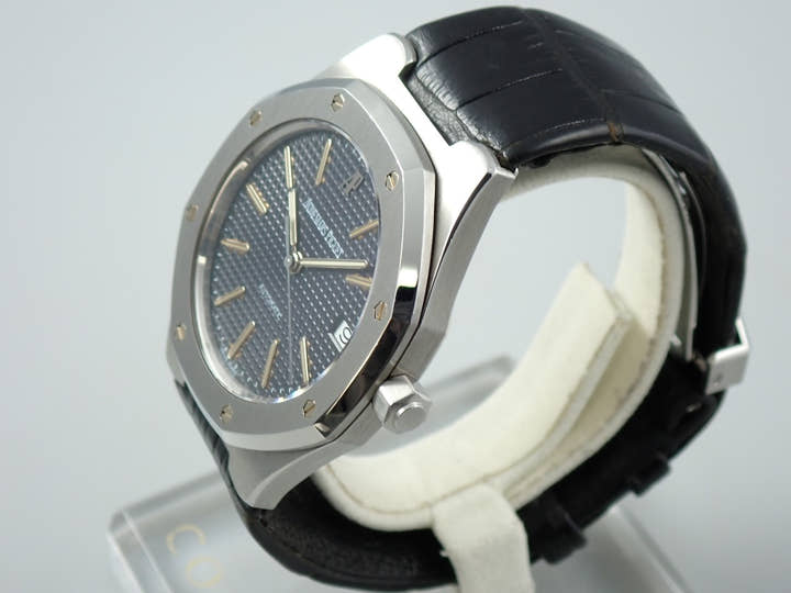 オーデマピゲ ロイヤルオーク キュイール Ref.14800ST ステンレススチール ブルー文字盤