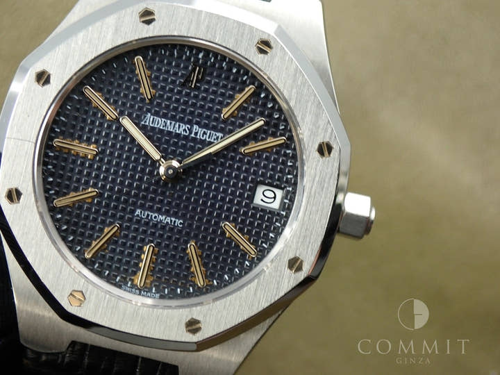 オーデマピゲ ロイヤルオーク キュイール Ref.14800ST ステンレススチール ブルー文字盤
