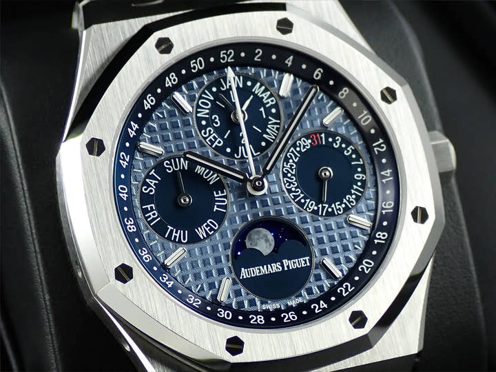 オーデマピゲ ロイヤルオーク パーペチュアルカレンダー Ref.26574ST.OO.1220ST.03 ステンレススチール ナイトブルー文字盤