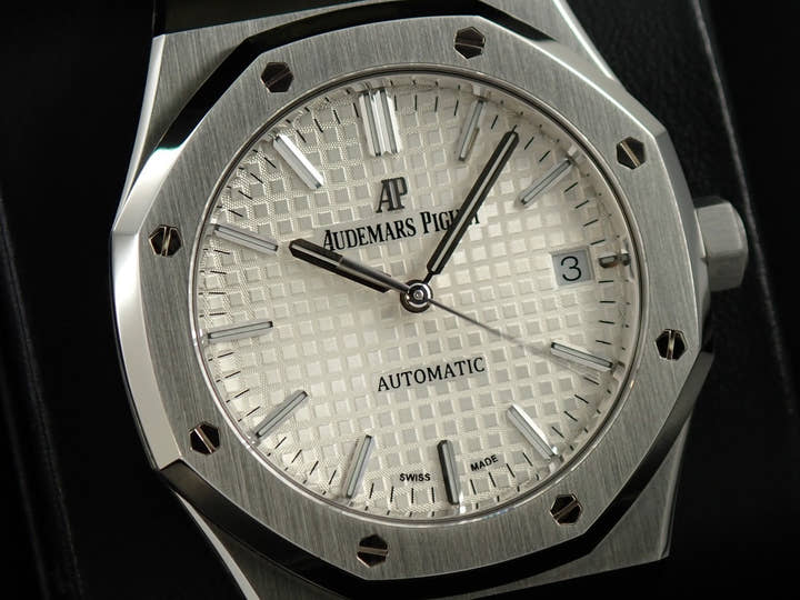 オーデマピゲ ロイヤルオーク Ref.15450ST.OO.1256ST.01 ステンレススチール シルバー文字盤