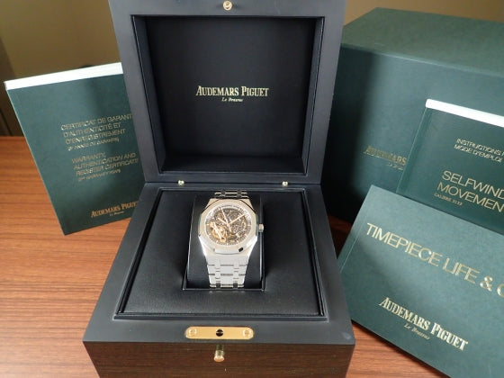 Audemars Piguet Royal Oak Double Balance Wheel Openwork Ref.15407ST.OO.1220ST.01