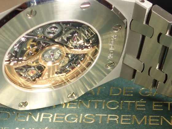 Audemars Piguet Royal Oak Double Balance Wheel Openwork Ref.15407ST.OO.1220ST.01