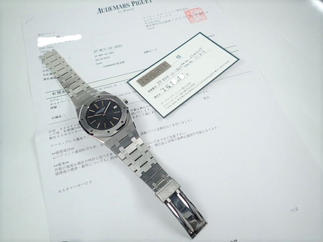 オーデマピゲ ロイヤルオーク Ref.5402ST.OO.0344ST.01 ダークグレー文字盤 中古 royal-oak-90