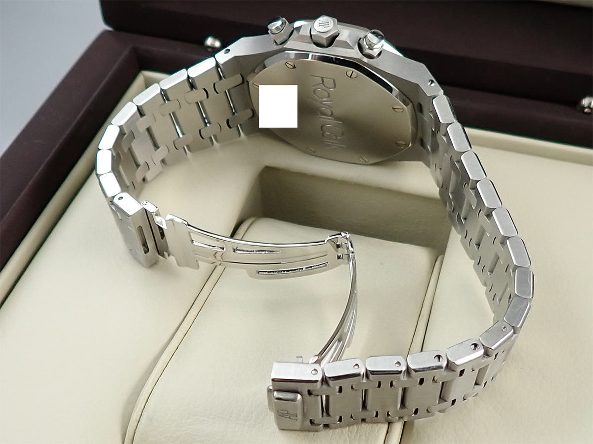 オーデマピゲ ロイヤルオーク クロノグラフ Ref.25860ST.OO.1110ST.04 ブルー文字盤 美品 8M302UTL