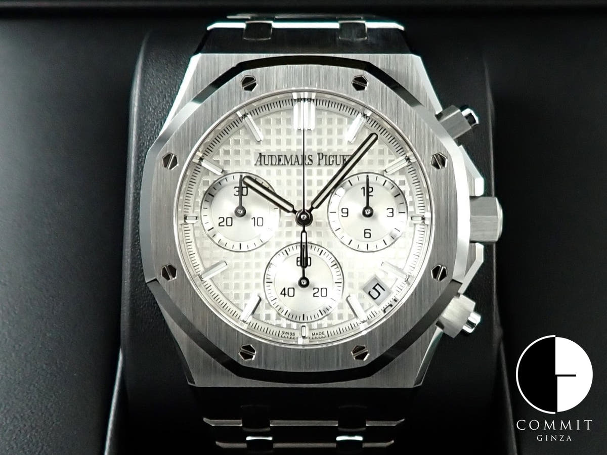 オーデマピゲ ロイヤルオーク クロノグラフ Ref.26240ST.OO.1320ST.07 シルバー文字盤 未使用 6LJM753J