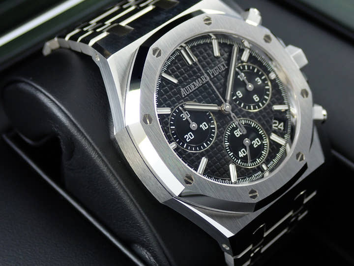 オーデマピゲ ロイヤルオーク クロノグラフ 50周年記念 Ref.26240ST.OO.1320ST.02 ステンレススチール ブラック文字盤
