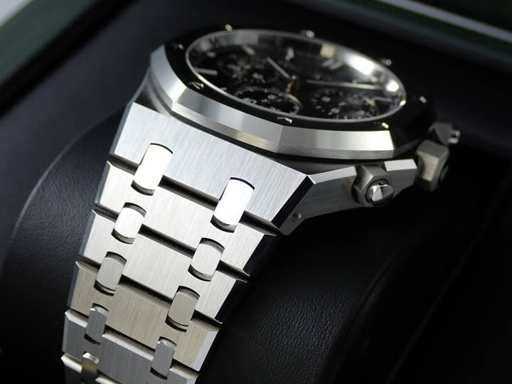 オーデマピゲ ロイヤルオーク クロノグラフ 50周年記念 Ref.26240ST.OO.1320ST.02 ステンレススチール ブラック文字盤