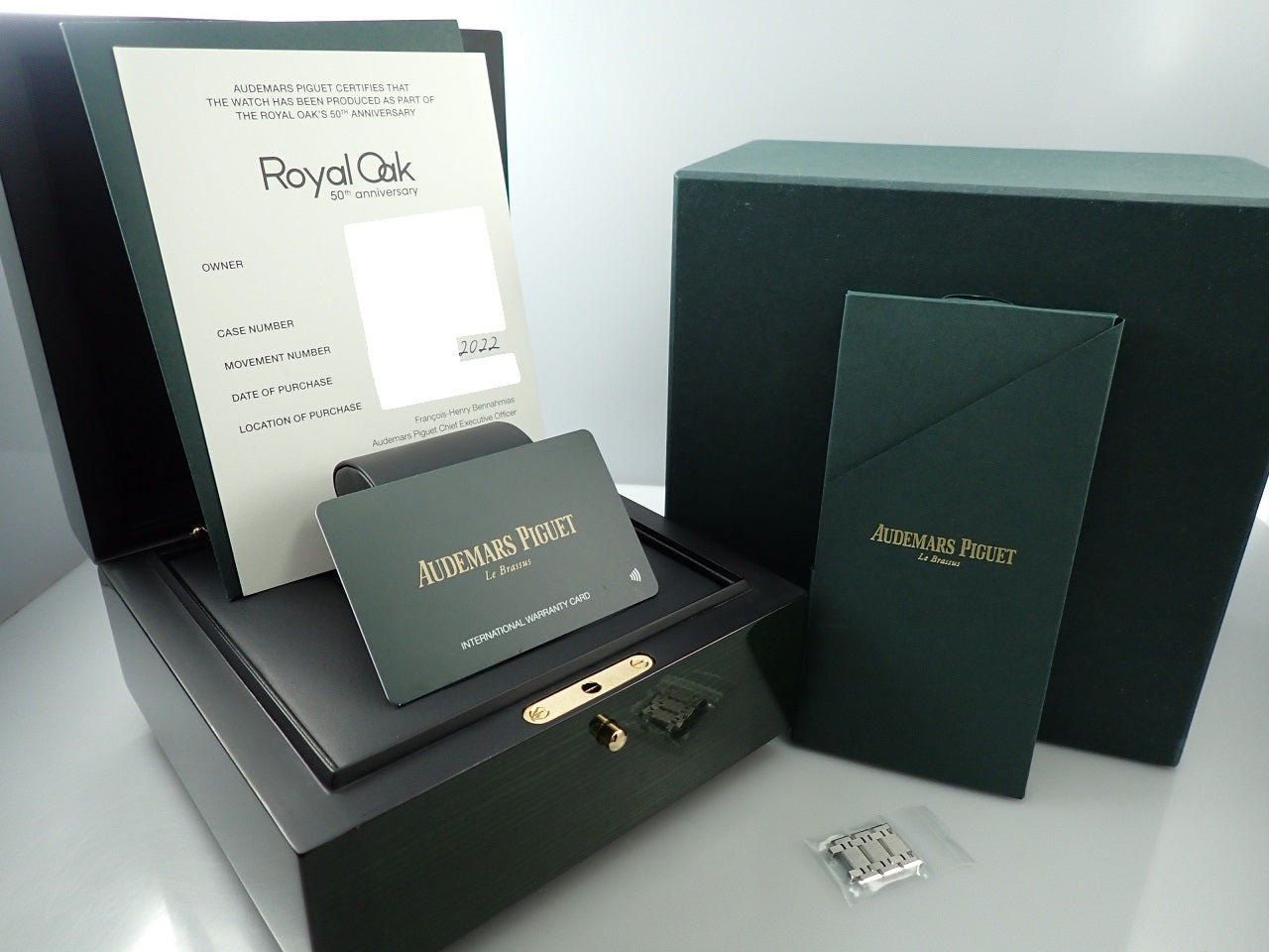 Audemars Piguet Royal Oak Jumbo Extra Thin 50th Anniversary &lt;Warranty, Box, etc.&gt;