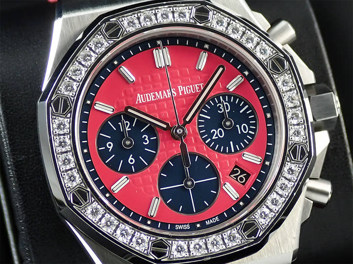 オーデマピゲ ロイヤルオーク オフショア クロノグラフ Ref.26231ST.ZZ.D069CA.01 ステンレススチール ピンク文字盤