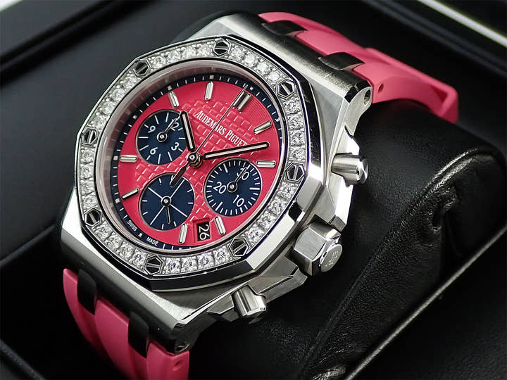 オーデマピゲ ロイヤルオーク オフショア クロノグラフ Ref.26231ST.ZZ.D069CA.01 ステンレススチール ピンク文字盤