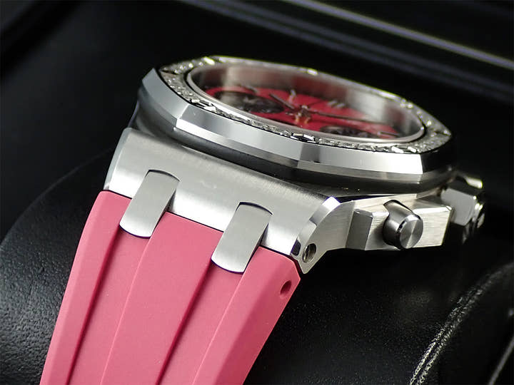 オーデマピゲ ロイヤルオーク オフショア クロノグラフ Ref.26231ST.ZZ.D069CA.01 ステンレススチール ピンク文字盤