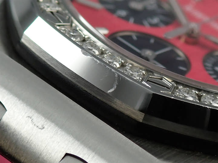 オーデマピゲ ロイヤルオーク オフショア クロノグラフ Ref.26231ST.ZZ.D069CA.01 ステンレススチール ピンク文字盤