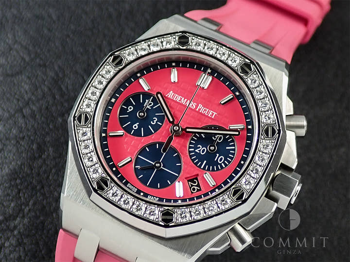 オーデマピゲ ロイヤルオーク オフショア クロノグラフ Ref.26231ST.ZZ.D069CA.01 ステンレススチール ピンク文字盤
