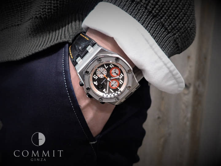 オーデマピゲ ロイヤルオーク オフショア クロノグラフ Ref.26175ST.OO.D003CU.01 ステンレススチール チャコールグレー文字盤