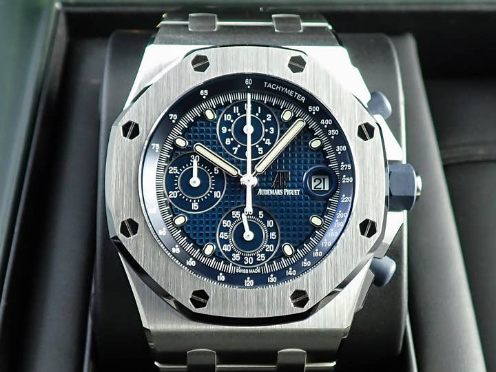 オーデマピゲ ロイヤルオーク オフショア クロノグラフ Ref.26238ST.OO.2000ST.01 ステンレススチール ブルー文字盤