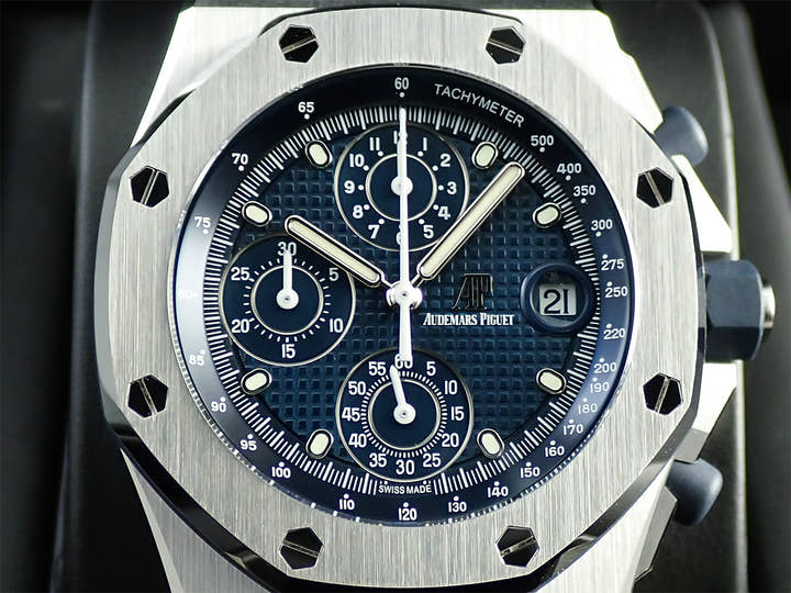 オーデマピゲ ロイヤルオーク オフショア クロノグラフ Ref.26238ST.OO.2000ST.01 ステンレススチール ブルー文字盤