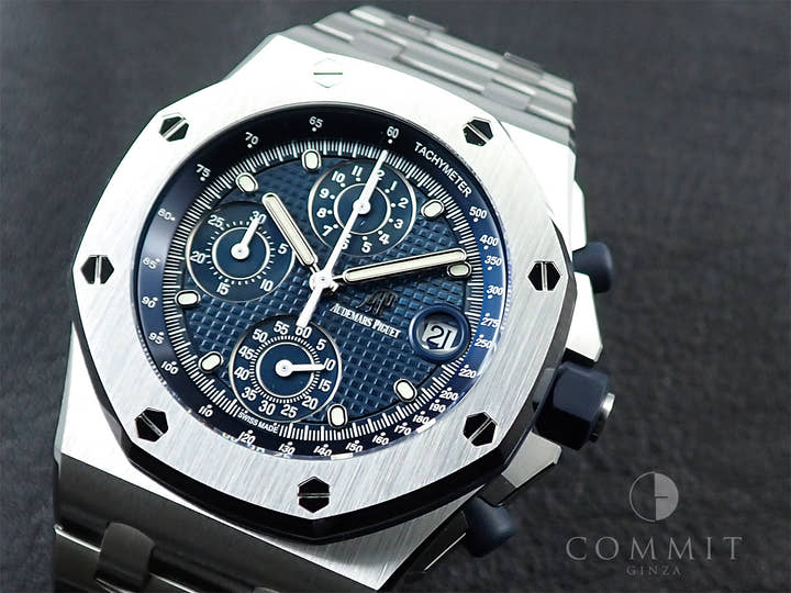 オーデマピゲ ロイヤルオーク オフショア クロノグラフ Ref.26238ST.OO.2000ST.01 ステンレススチール ブルー文字盤