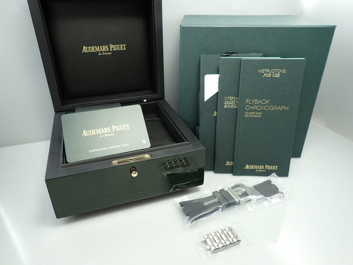 オーデマピゲ ロイヤルオーク オフショア クロノグラフ Ref.26238TI.OO.2000TI.01 グレー文字盤 極美品 5JFUTJFM