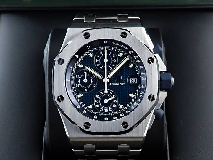オーデマピゲ ロイヤルオーク オフショア クロノグラフ Ref.26238ST.OO.2000ST.01 ステンレススチール ブルー文字盤