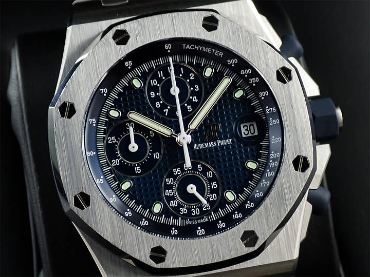 オーデマピゲ ロイヤルオーク オフショア クロノグラフ Ref.26238ST.OO.2000ST.01 ステンレススチール ブルー文字盤