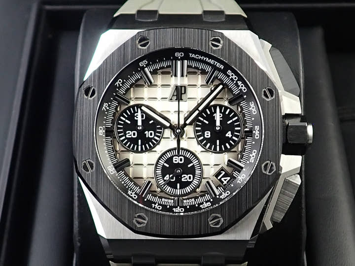 オーデマピゲ ロイヤルオーク オフショア クロノグラフ Ref.26420SO.OO.A600CA.01 ステンレススチール スモークブラウン文字盤