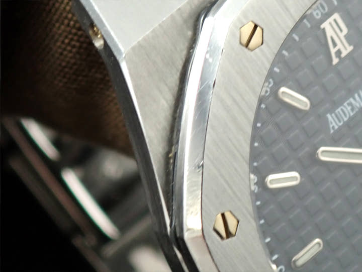 Audemars Piguet Royal Oak Quartz Ref. 56175ST/O/0789ST/07 Stainless Steel Black Grey Dial