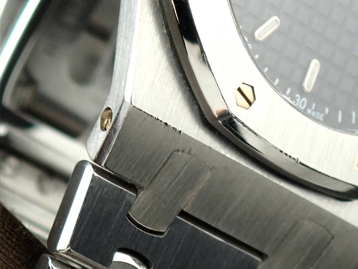 Audemars Piguet Royal Oak Quartz Ref. 56175ST/O/0789ST/07 Stainless Steel Black Grey Dial