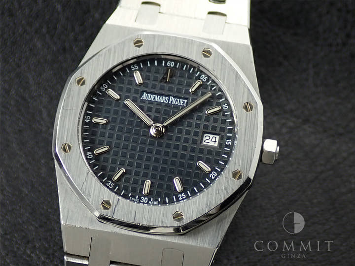 Audemars Piguet Royal Oak Quartz Ref. 56175ST/O/0789ST/07 Stainless Steel Black Grey Dial