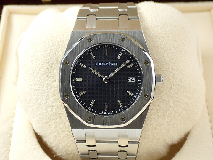 Audemars Piguet Royal Oak Quartz Ref. 56175ST/O/0789ST/07 Stainless Steel Black Grey Dial