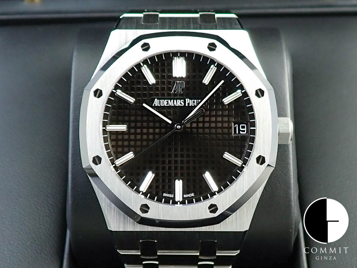 オーデマピゲ ロイヤルオーク オートマティック Ref.15500ST.OO.1220ST.03 ブラック文字盤 中古 W5PH2J64
